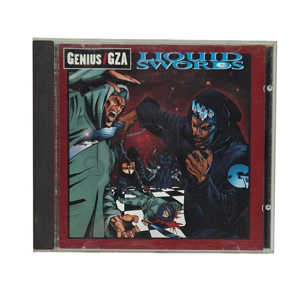 Genius GZA Liquid Swords Tested CD Wu-Tang Geffen 1995 Pre-owned